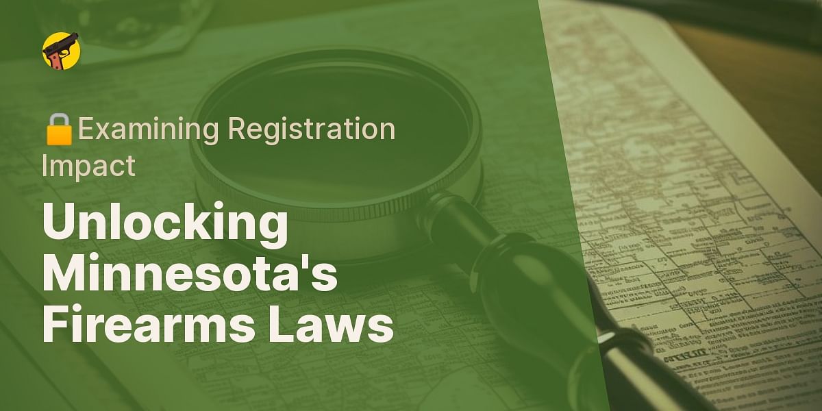 The Role of Firearm Registration Laws in Minnesota A Thorough Examination