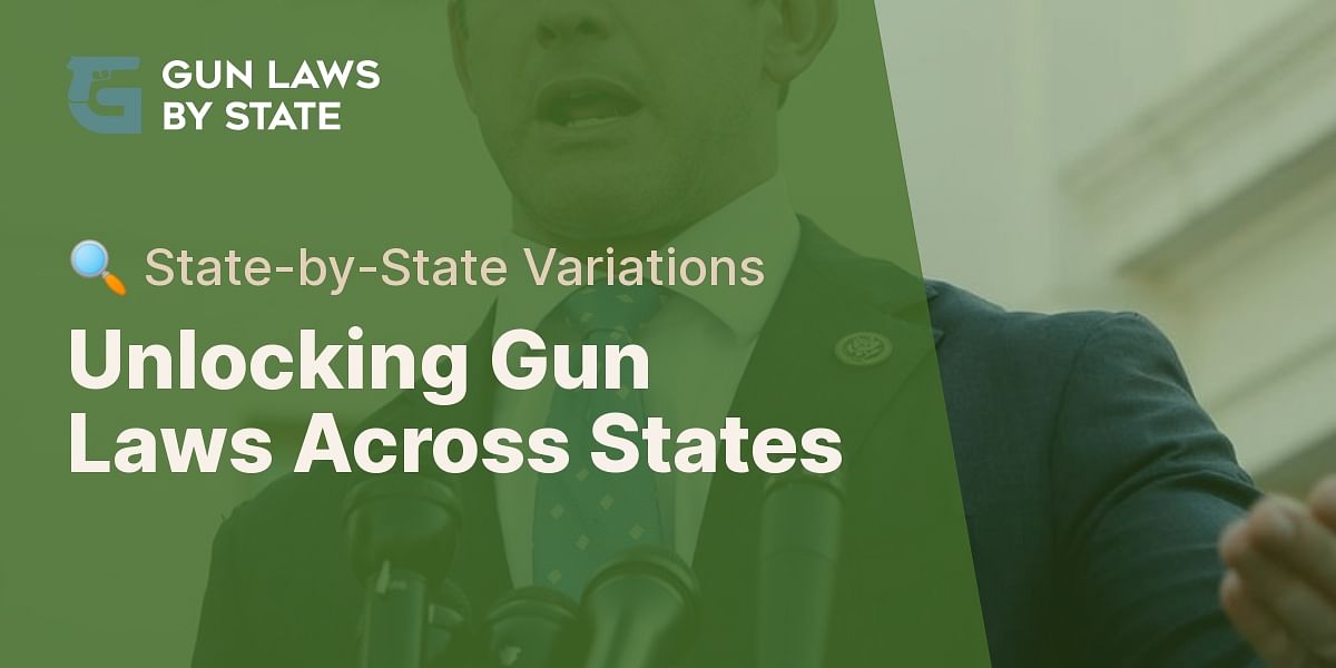 How do gun laws vary across different states in the United States?